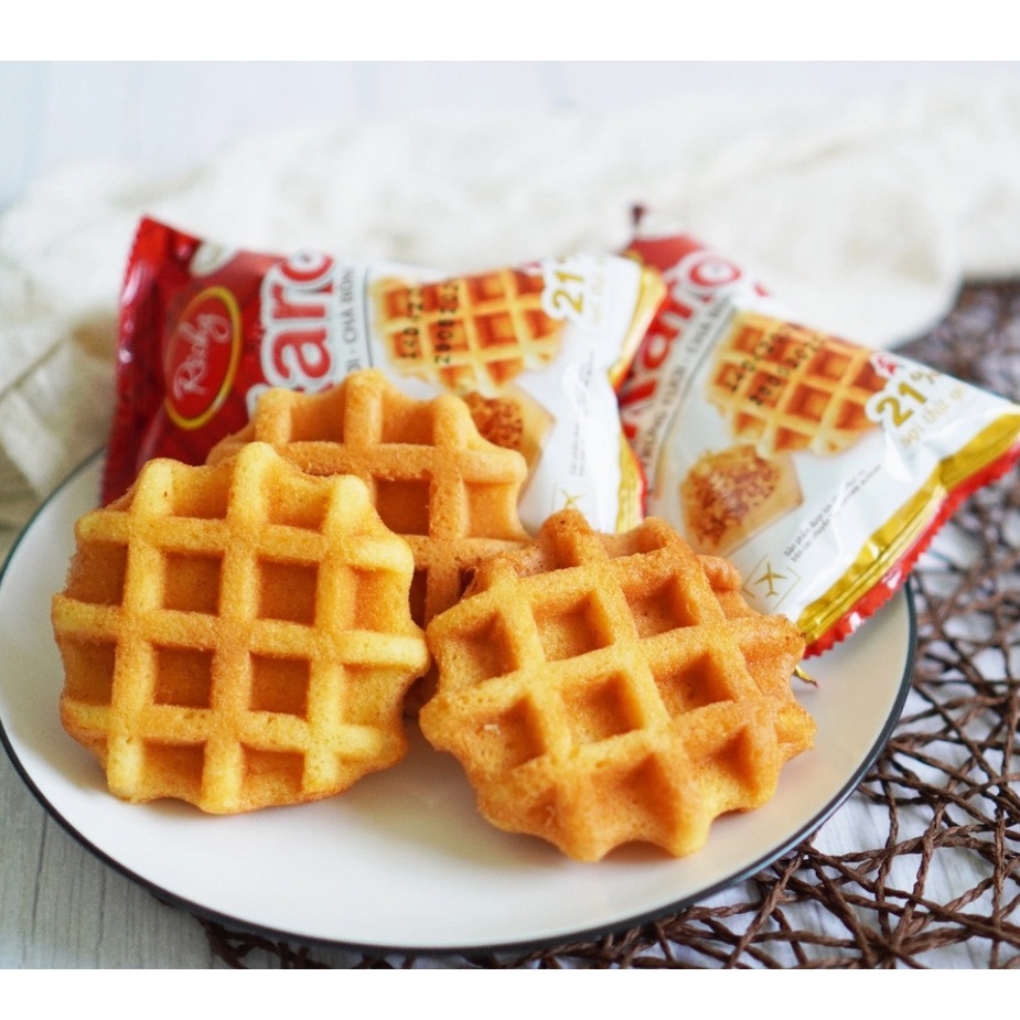 Bánh Karo Trứng Tươi Chà Bông Sợi Gà Bịch 6 Chiếc 156g