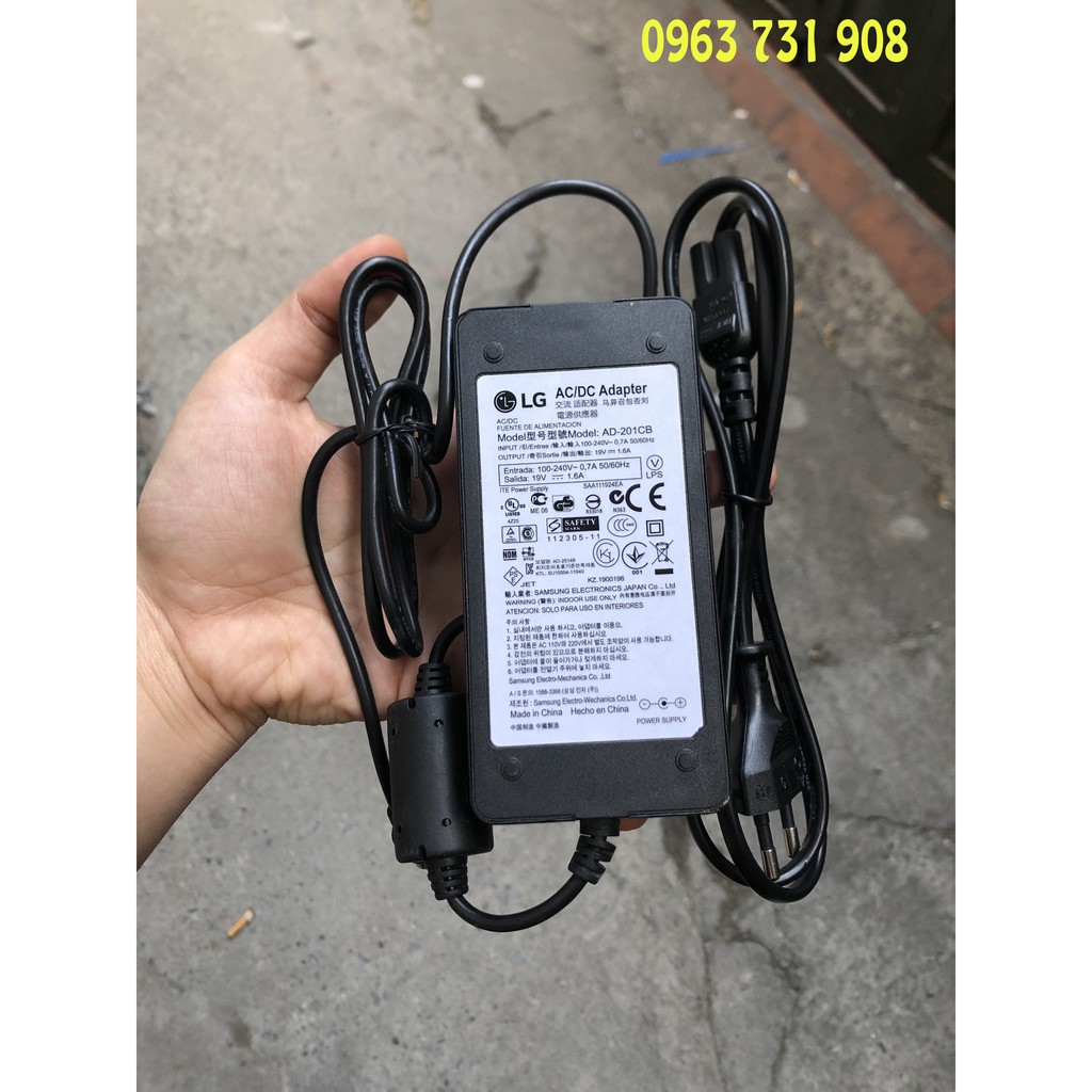 Adapter nguồn màn hình LG 19V 1.6A | WebRaoVat - webraovat.net.vn