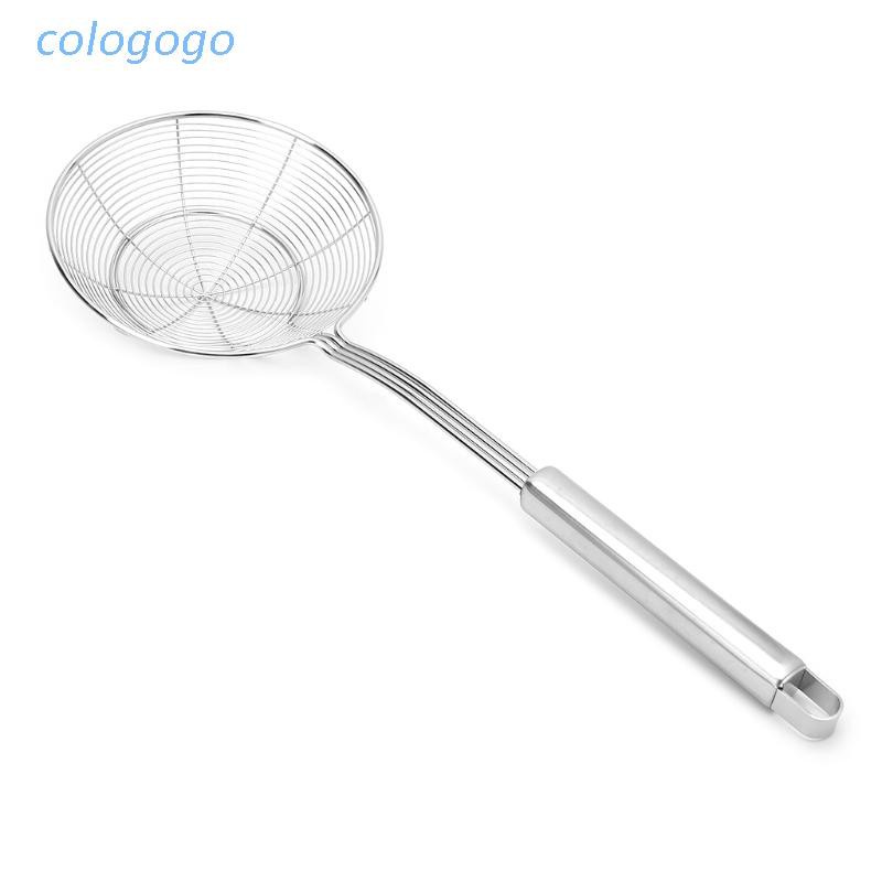 COLO  Solid Spider Strainer Skimmer Ladle Stainless Steel Kitchen Utensil Tool