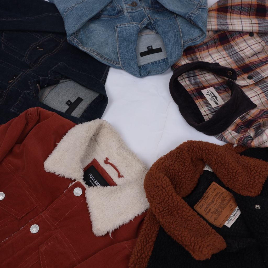( Lựa mẫu tại danh mục Bommer/Varsity/ Wool Jacket)