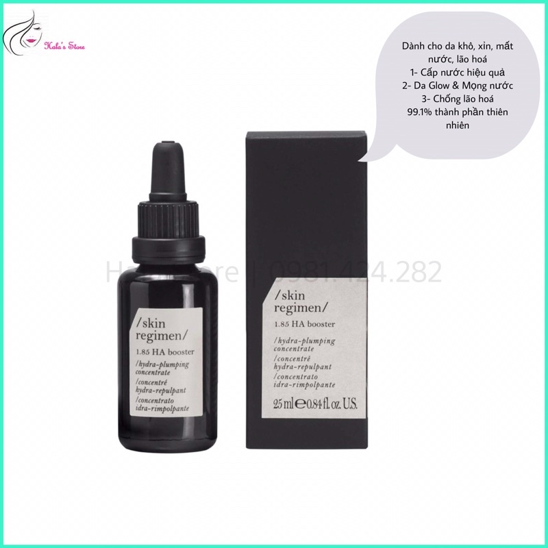 Tinh chất dưỡng ẩm cấp nước cao cấp Comfort Zone SKIN REGIMEN 1.85 HA BOOSTER Hyaluronic Acid Serum