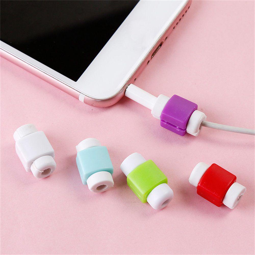 MYRONGVN Set 10 / 20 Vỏ Bọc Bảo Vệ Dây Cáp Sạc USB Nhiều Màu Tiện Dụng