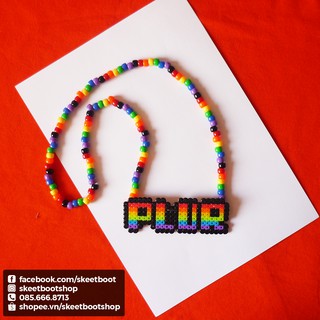 Vòng kandi perler PLUR - phụ kiện rave edm festival raver kandi perler DJ