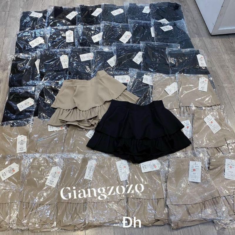 Chân váy tầng chân bèo hàng QC