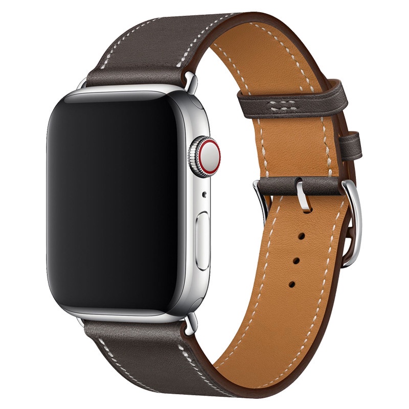 Dây Đeo Bằng Da Chất Lượng Cao Cho iWatch 38mm 40mm iWatch 42 44mm Series 4 5 6 SE 7 41 45mm