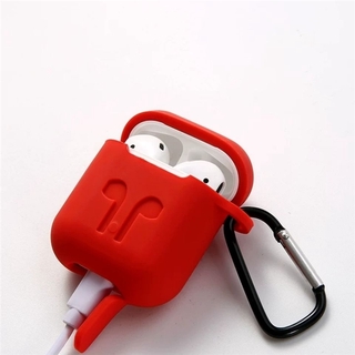 Apple AirPods Case airpods 2 Covers Soft Case airpods Silicone airpods2 casing red ring