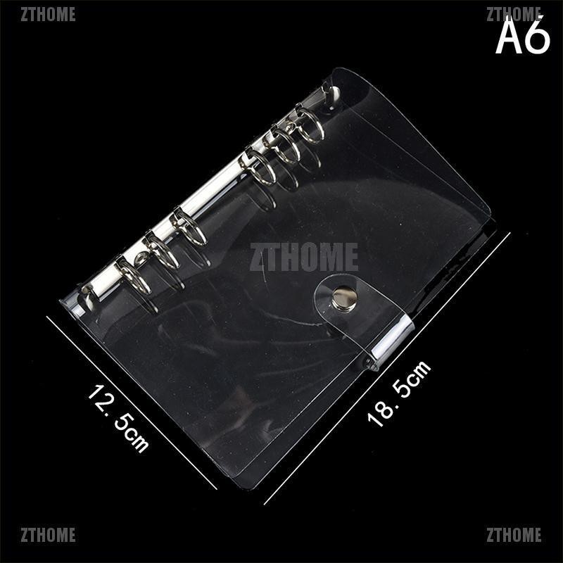 Sổ Kế Hoạch ZTHOME A5 / A6 / A7 Trong Suốt Thiết Kế Hình Chiếc Lá