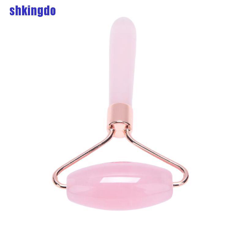 [Hàng mới về] Cây lăn mát xa nâng cơ mặt bằng thạch anh hồng