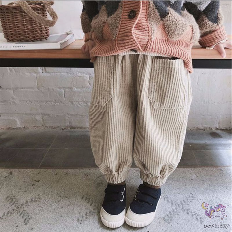 Quần Dài Nhung Thời Trang Mùa Thu Hàn Quốc Dành Cho Trẻ Nhỏ