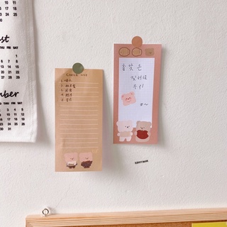 Giấy note gấu nâu tệp 50 tờ