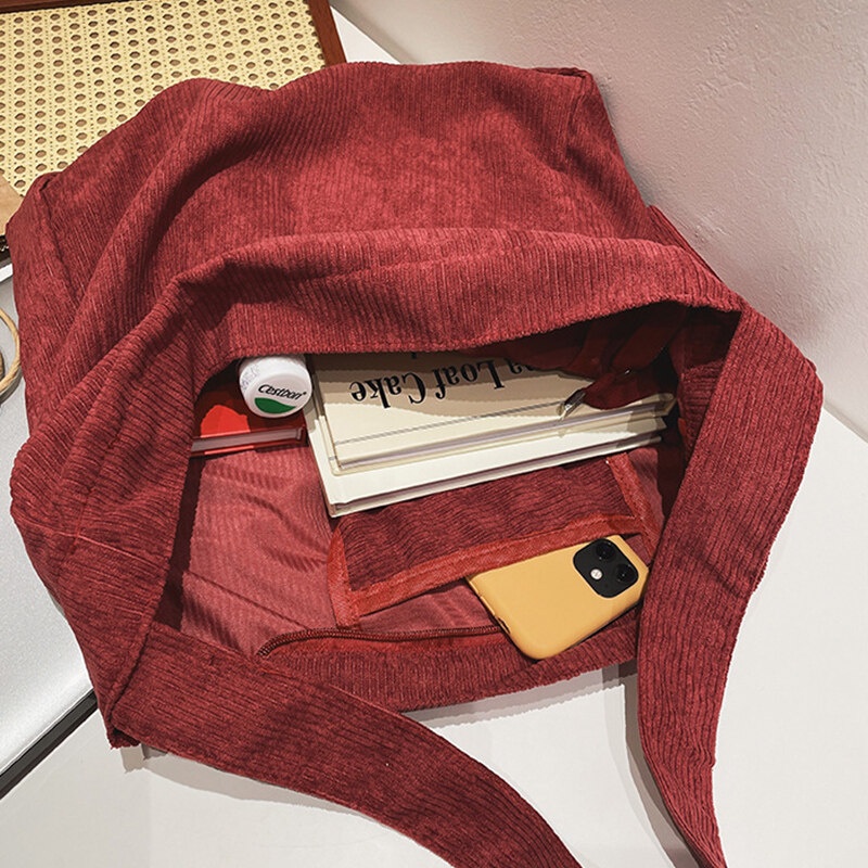 Túi xách YADOU vải canvas sức chứa lớn phong cách Harajuku thời trang cho nữ