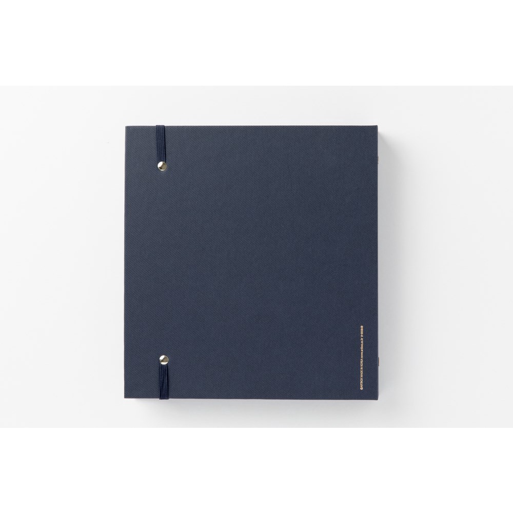 Binder Collect Book ARTBOX Hàn Quốc Đựng Ảnh Kỉ Niệm Bìa Vải Màu Xanh Navy Phong Cách Cổ Điển