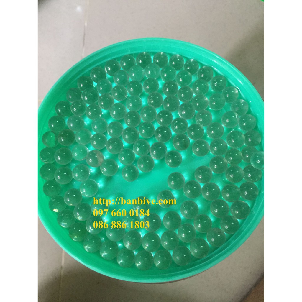 10 viên bi thuỷ tinh trong suốt đường kính 9mm
