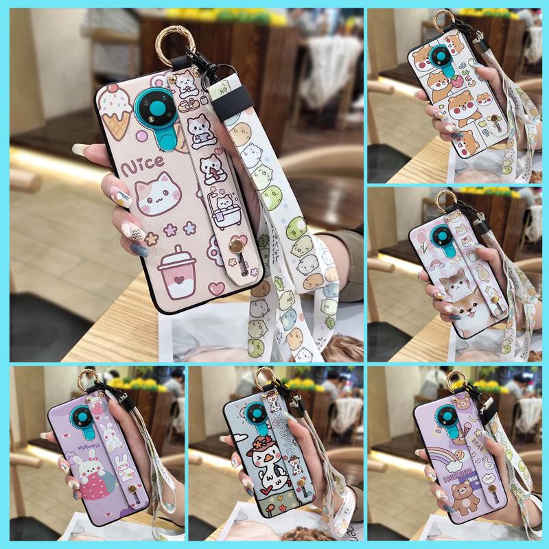 Ốp điện thoại TPU mềm in hình hoạt hình dễ thương nhiều màu sắc cho Nokia 3.4