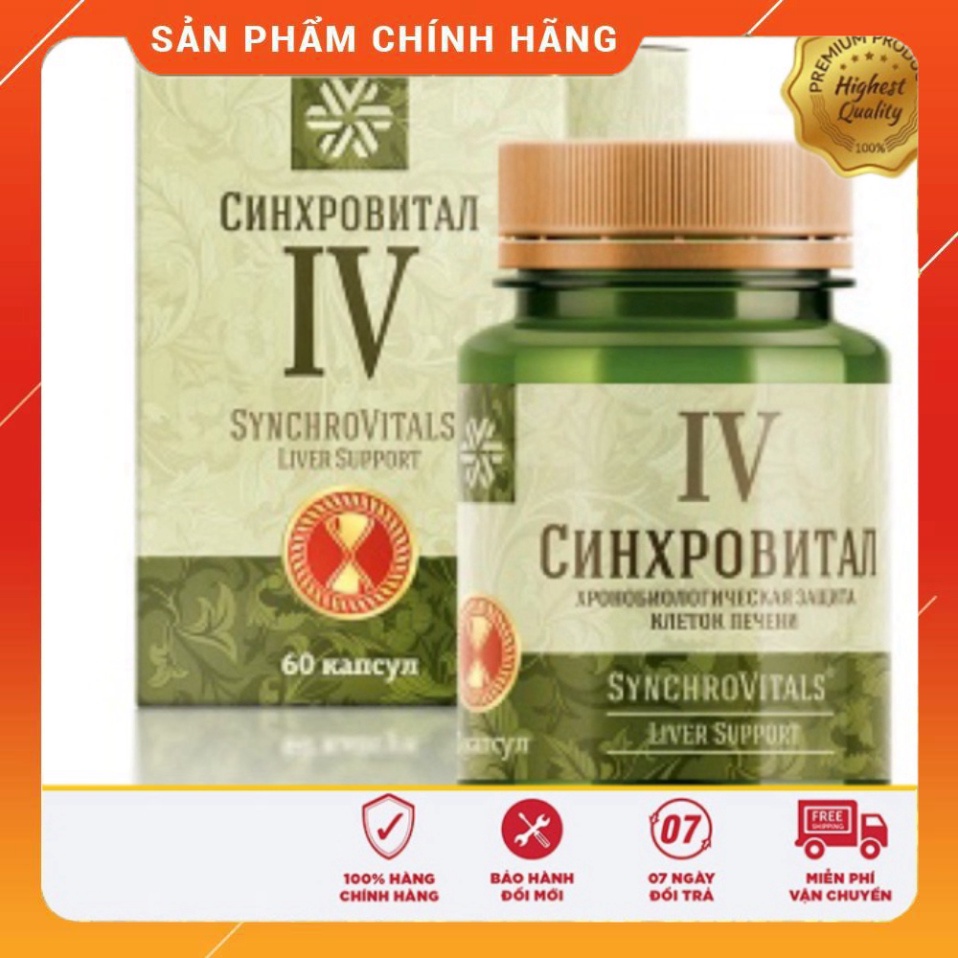 Synchrovitals IV - Bảo vệ và tăng cường chức năng gan