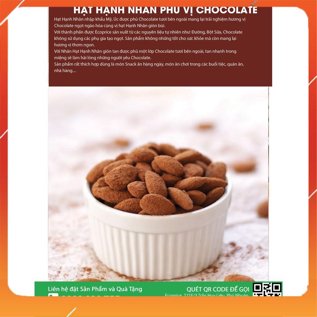 HOT DEAL - HẠT HẠNH NHÂN SOCOLA ECOPRICE - SOCOLA HẠNH NHÂN - ALMOND CHOCOLATE - SOCOLA BỌC HẠNH NHÂN - TÚI - 100G