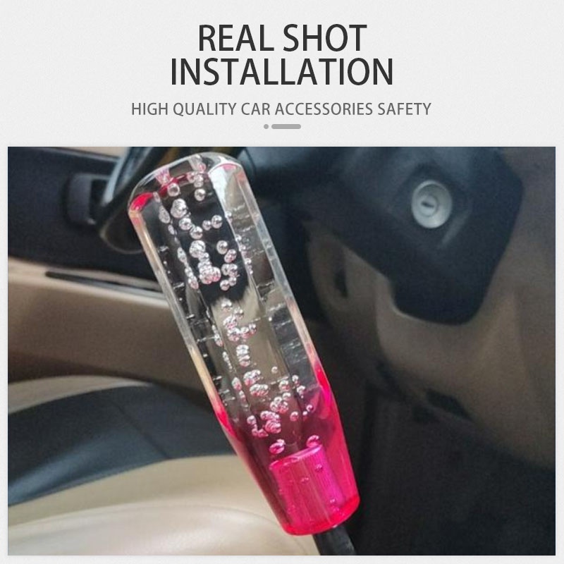 Núm Gạt Cần Số Xe Hơi Pha Lê Nhiều Màu Sắc Tự Động Thông Dụng 15CM