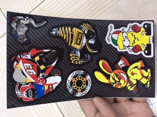 Tem logo stiker 10x18 marques thỏ