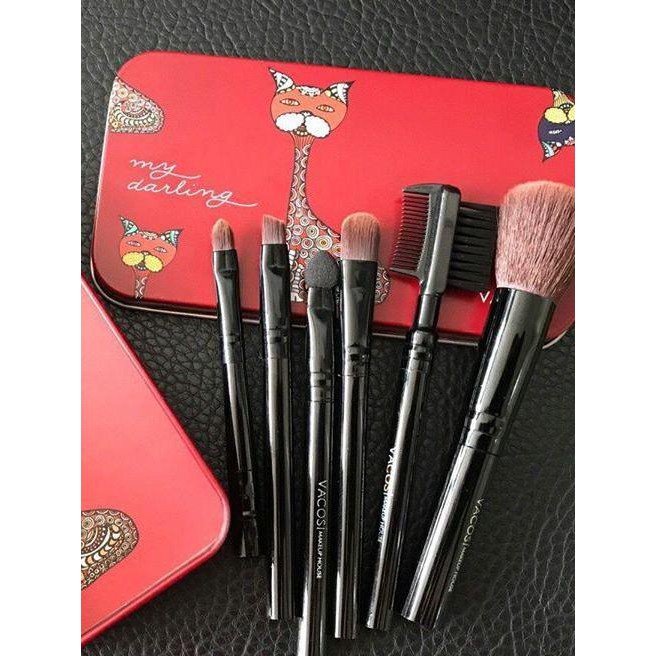 [CHÍNH HÃNG] Bộ cọ du lịch Vacosi My Darling Travel Brush Set 6 Cây - BC23