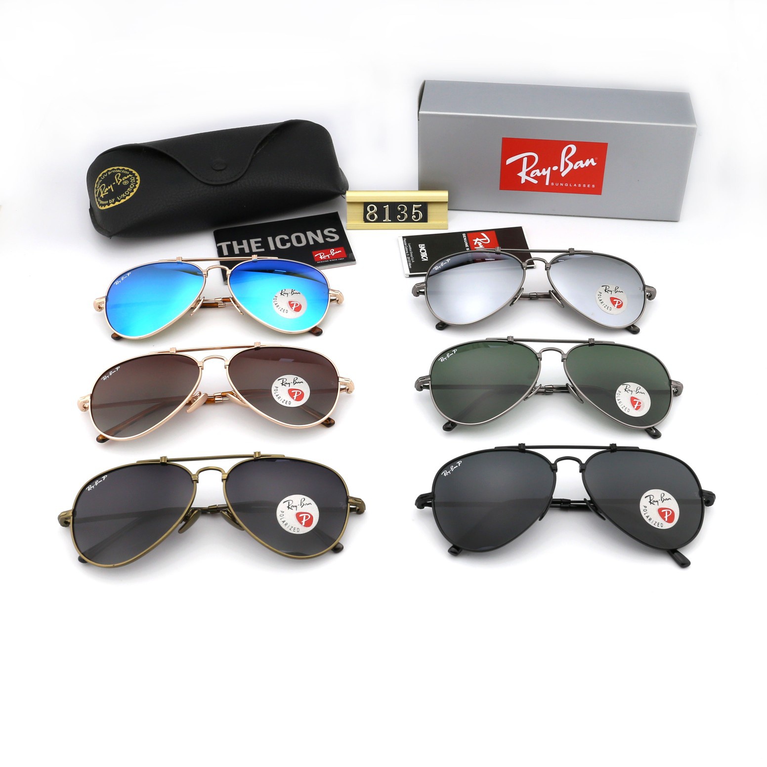 Aviator Ray-Ban_ chính hãng Kính râm 2021 Thời trang Hàn Quốc mới Kính râm nam nữ một mảnh Cặp đôi hợp thời trang Du lịch ngoài trời Kính râm lái xes