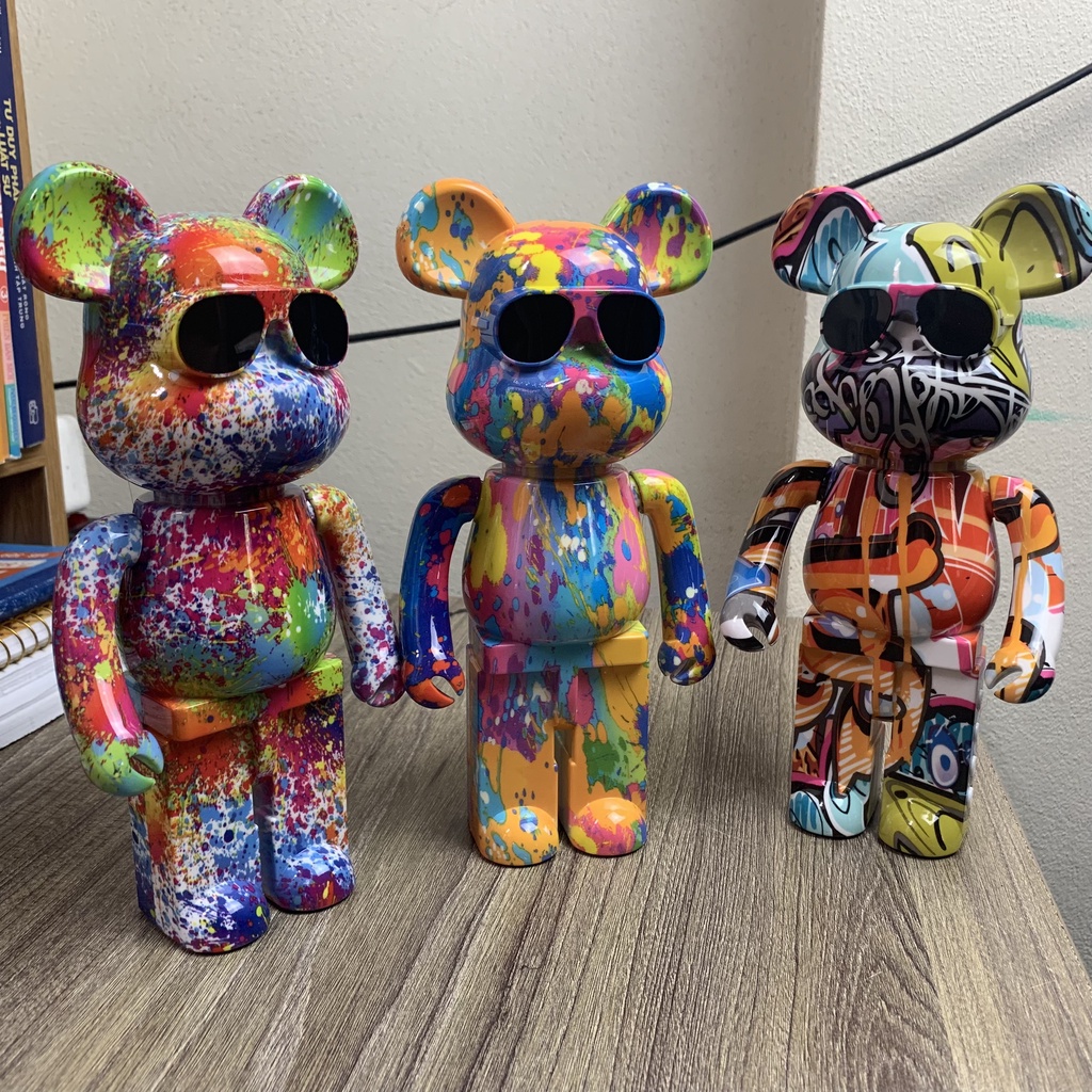 Loa Bluetooth Gấu Bearbrick Nghe Nhạc, Loa Gấu Mini B5 Màu Sắc Sang Chảnh Mẫu Mới 2022
