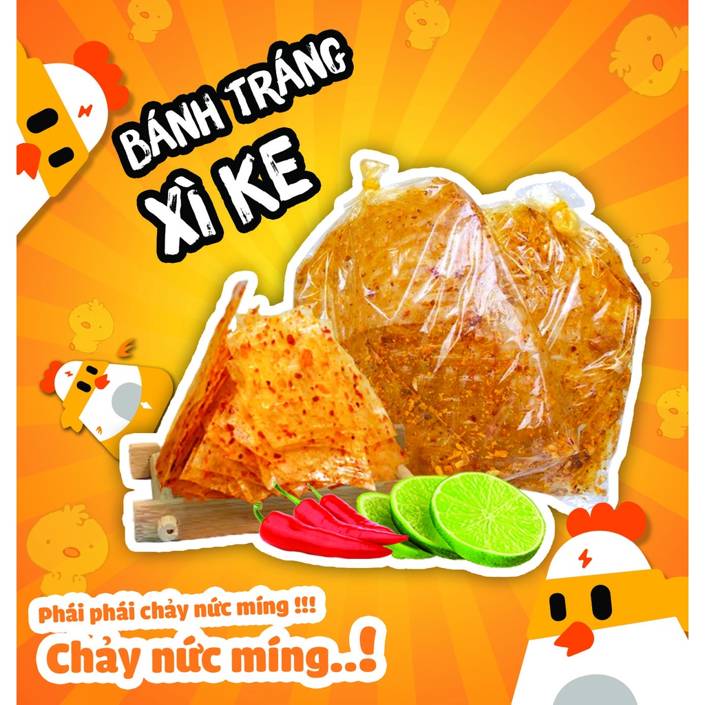 Bánh Tráng Xì Ke Khô Đồ Ăn Vặt Ngon Farm49 (1 Bịch)
