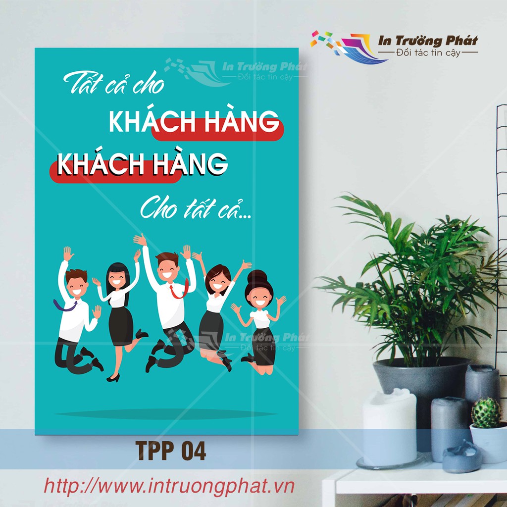 Tranh canvas treo tường tạo động lực, tranh canvas slogan hay trang trí văn phòng (giá tại xưởng)