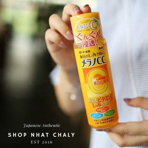 Nước hoa hồng vitamin C Melano CC của Rohto Nhật