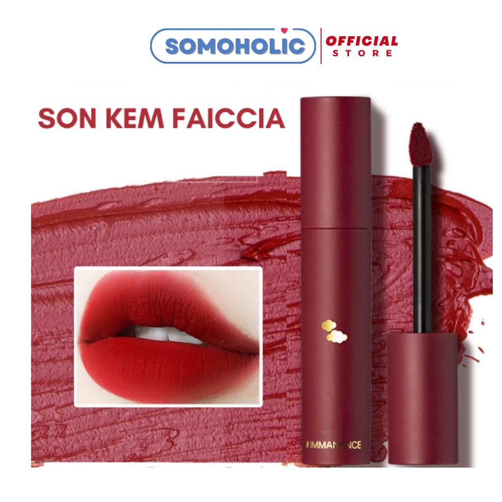 Son Kem Lì Faiccia Nhung Mịn Cloud Lip TInt Mềm Mượt Somoholic SM8