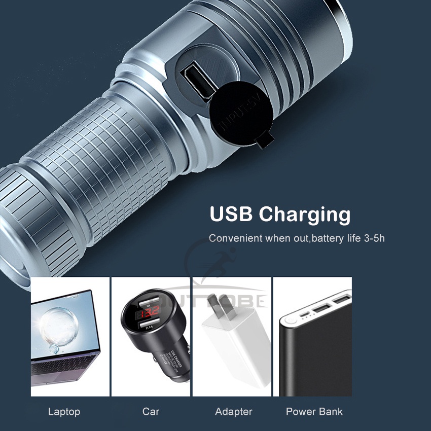 Đèn Pin LED Mini Bỏ Túi Chống Thấm Nước 1000m Siêu Sáng Tiện Dụng Mang Theo Du Lịch / Leo Núi