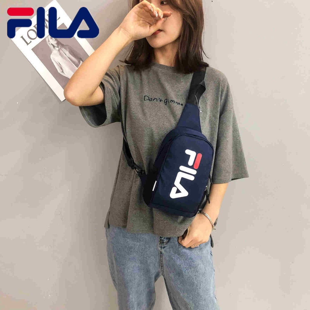 Túi Đeo Chéo Vai Bằng Vải Canvas Nylon Chống Thấm Nước Bốn Màu Phong Cách Cổ Điển Dễ Phối Đồ F55la 02