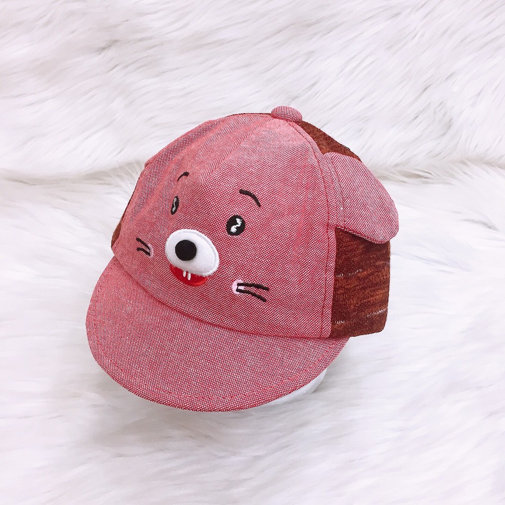Nón Kết Bé Trai Khăn Chuột Nhung Duy Ngọc Cao Cấp Size 46 Dành Cho Bé Dưới 18 Tháng Tuổi, chất liệu vải nhung (0536)
