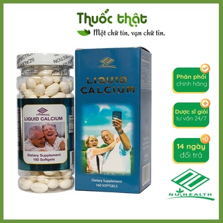Liquid Calcium hộp 160 viên - Bổ sung canxi và vitamin D cần thiết cho cơ thể