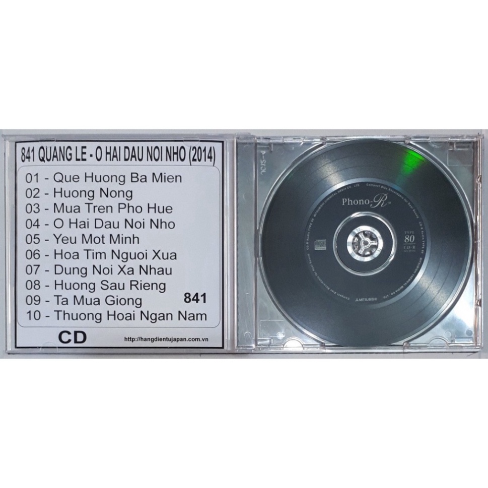 Bộ 5 dĩa ca sĩ quang lê chất lượng cao combo 2