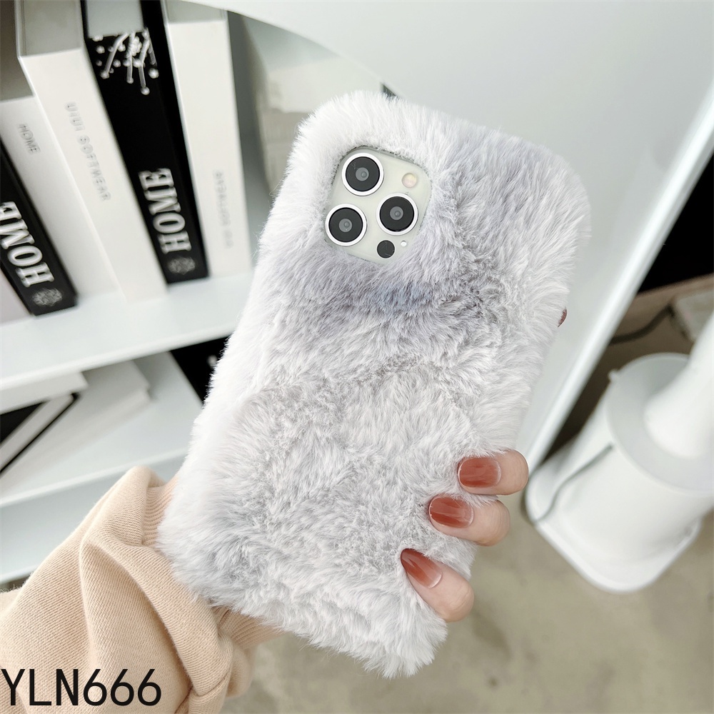 Ốp Điện Thoại Lông Nhung Màu Gradient Cho Vivo Y33S Y53S Y55 Y12A Y17 Y30 Y50 Y51 Y31 Y52 Y72 Y75 Y76 5G Y21 Y20i Y21S Y20 Y20S