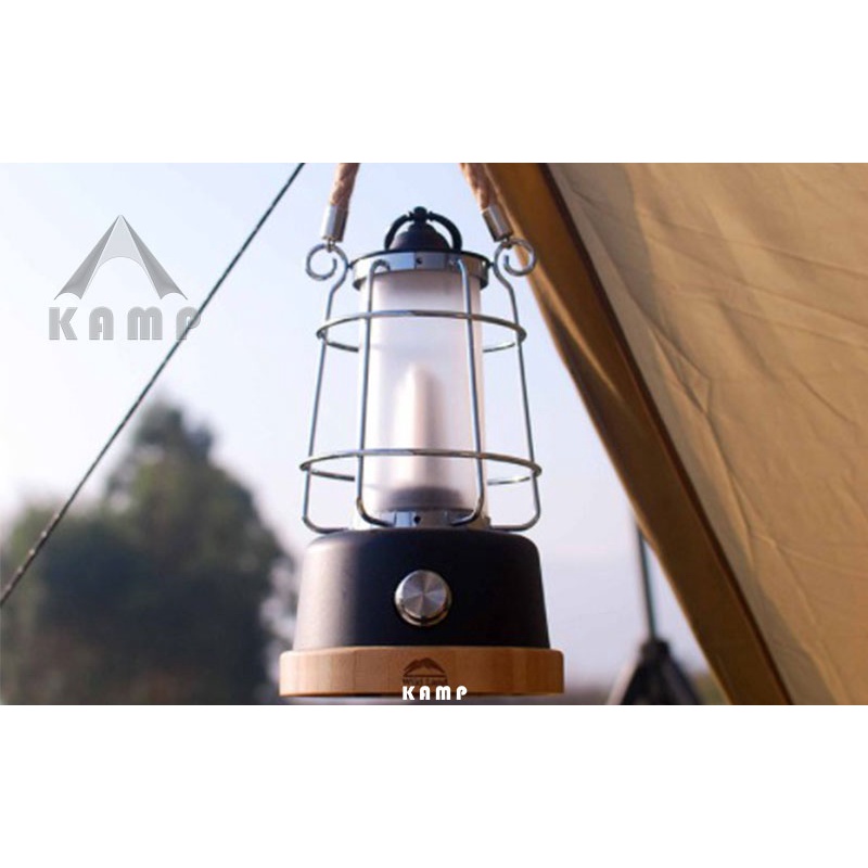 Đèn Cắm Trại, Đèn Led dã ngoại pin sạc Retro Hemp Rope Lantern Wild Land | BigBuy360 - bigbuy360.vn
