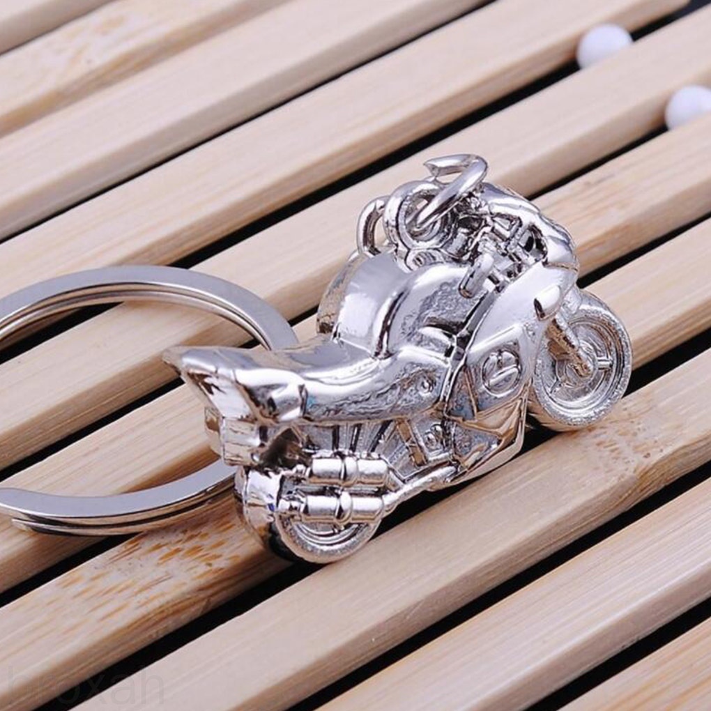 Móc khóa kim loại tạo hình hình xe mô tô cá tính