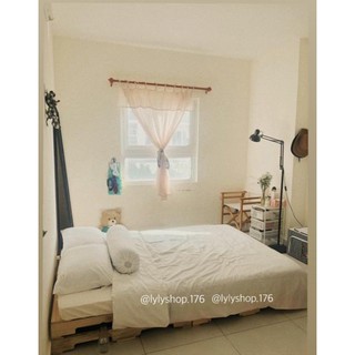 [DN123] [HN] CHĂN GA COTTON ĐŨI TRẮNG