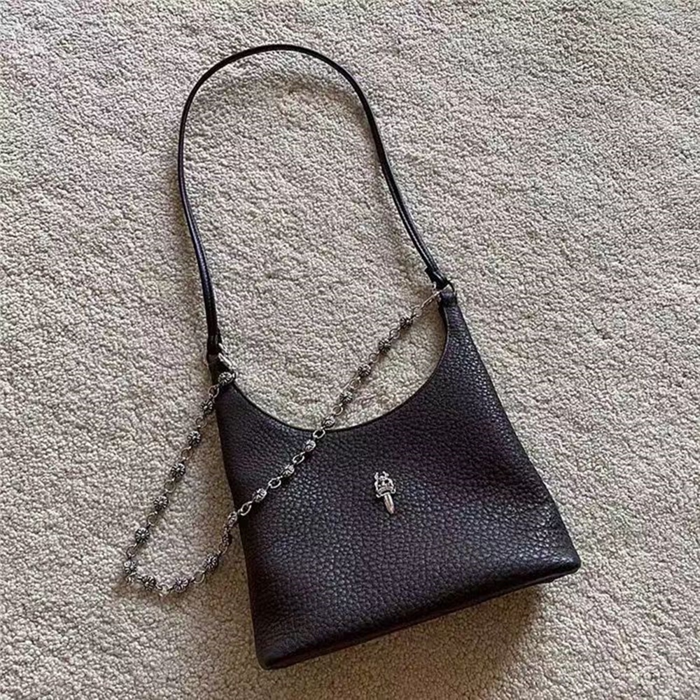 Túi Đeo Vai Hình Trái Tim Phối Dây Xích Phong Cách Retro Thời Trang