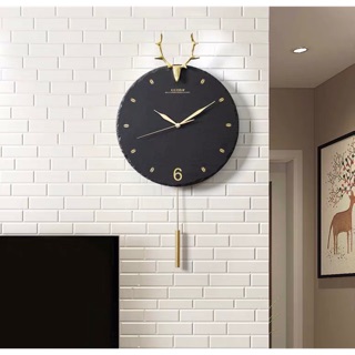 Đồng Hồ Treo Tường Quả Lắc Cao Cấp - Decor Trang Trí Nội thất Phòng khách Phòng Ngủ Đẹp Rẻ️ - Phong cách Bắc Âu hiện đại