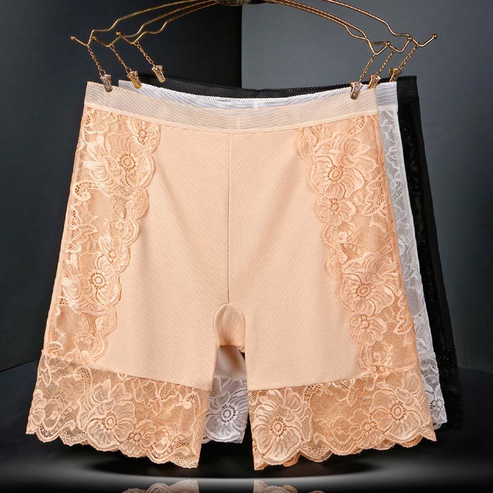 AROMA Quần Short Lưng Cao Co Giãn Phối Ren Hoa Thời Trang Mùa Hè Xinh Xắn Cho Nữ