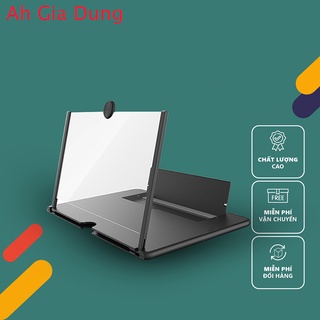 Kính phóng to màn hình điện thoại 12 inch 5D-Loại to, không gây nhòe, mỏi mắt đau mắt