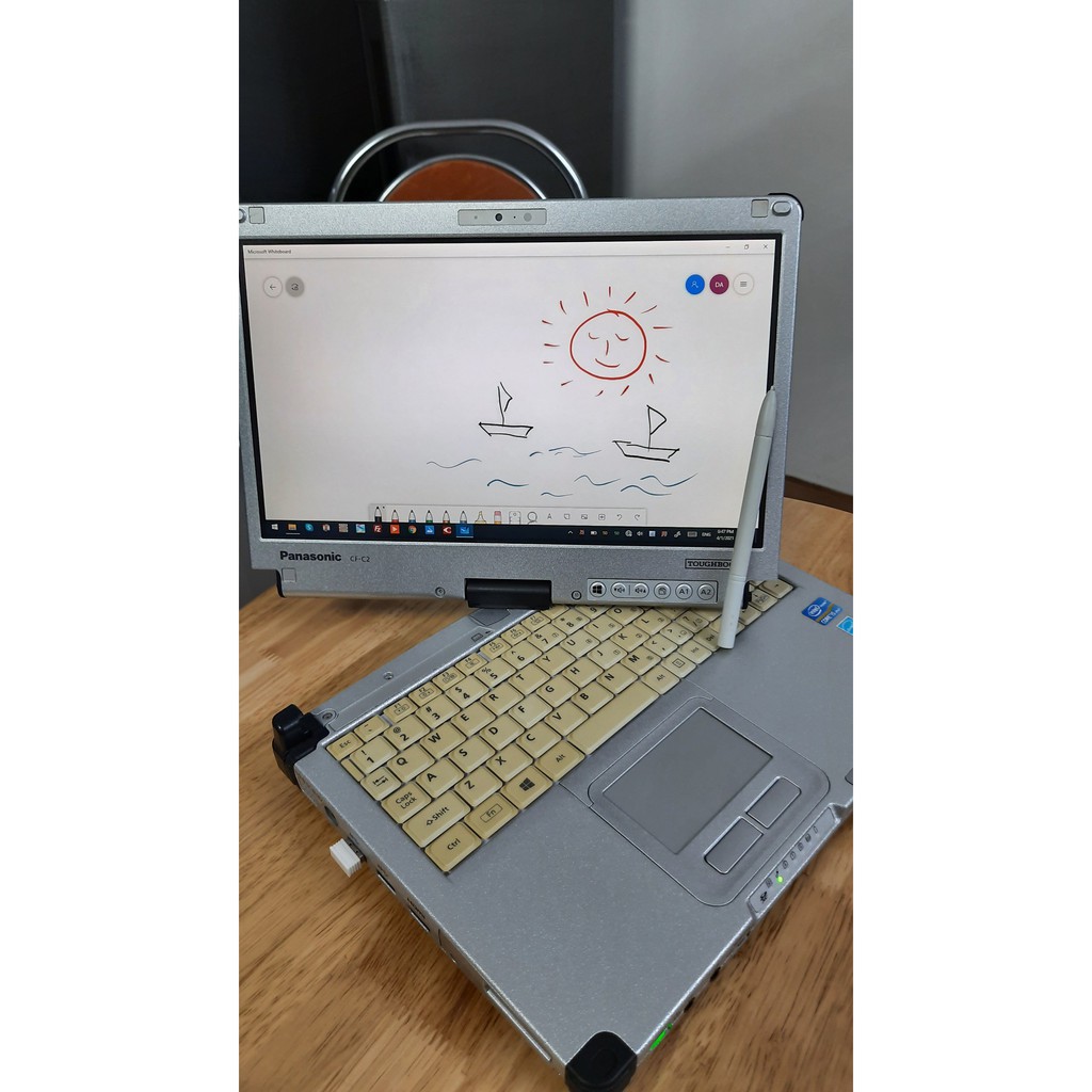 Laptop PANASONIC CF-C2 siêu bền với màn hình cảm ứng và bút vẽ | BigBuy360 - bigbuy360.vn