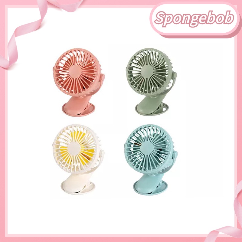 Quạt sạc mini để bàn có kẹp dấu ngoặc Xoay 360 độ có thể điều chỉnh Pin siêu bền quạt nhỏ có thể gập lại