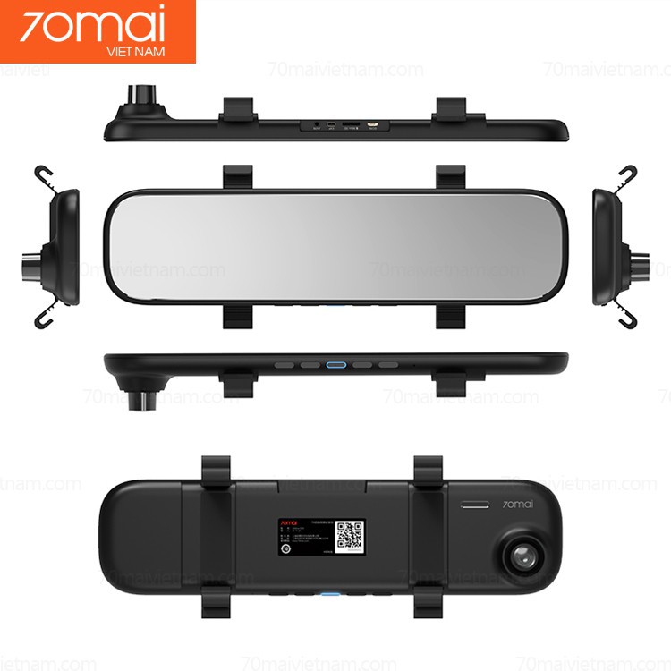 {Camera +thẻ 32G + cam lùi} Camera hành trình dạng gương 70MAI rearview Dash cam Midrive D04 - Tiếng Anh Quốc Tế | BigBuy360 - bigbuy360.vn