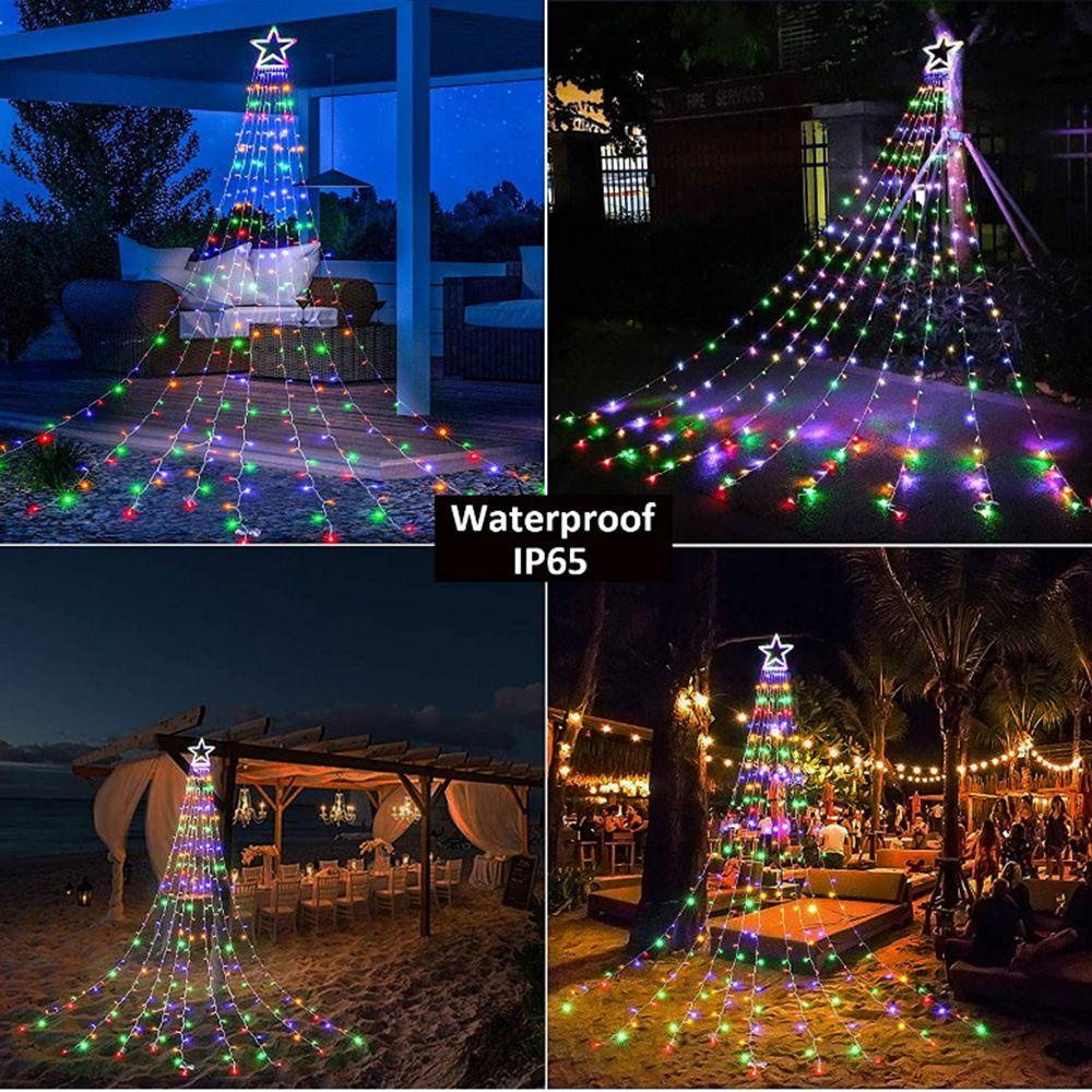 GOGOUP Đèn Trang Trí Chống Thấm Nước Hình Thác Nước