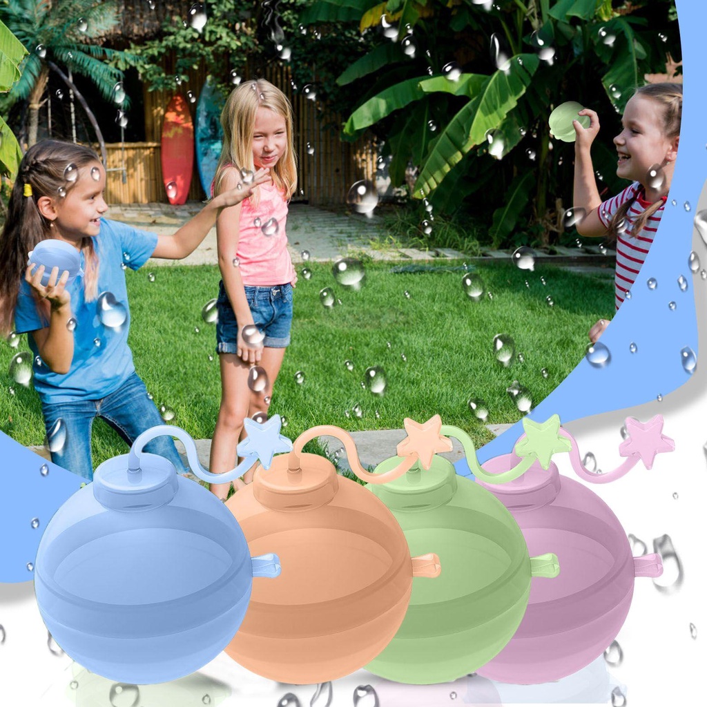 Set 6 / 12 Bong Bóng Nước Có Thể Tái Sử Dụng SHOUKEY