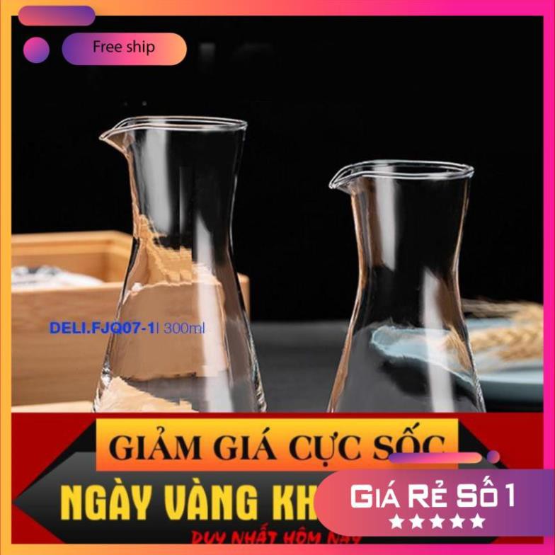 [HÀNG CAO CẤP] Bình Rót Thủy tinh 300ml có mỏ Rót