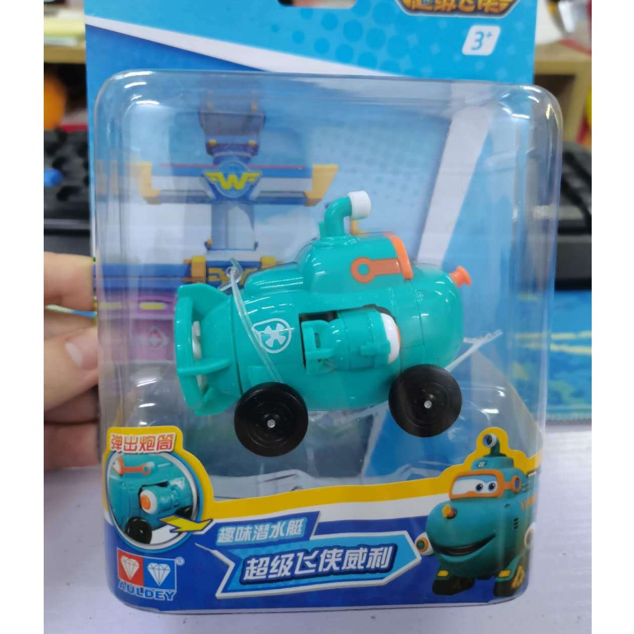 Đồ chơi super wings đội bay siêu đẳng Willy tàu ngầm, Sparky xe cứu hộ, Remi xe công trình, Rover xe trạm không gian