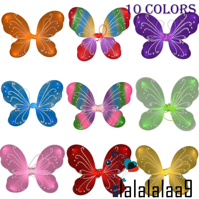 Set Cánh Bướm Và Chân Váy Xòe Hóa Trang Cho Bé Gái